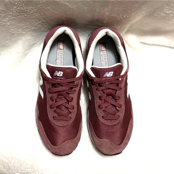 New Balance Womens 9 WL515CM3 Sneakers Burgundy Mesh & Suede  Mens 7.5 US - Picture 4 of 7